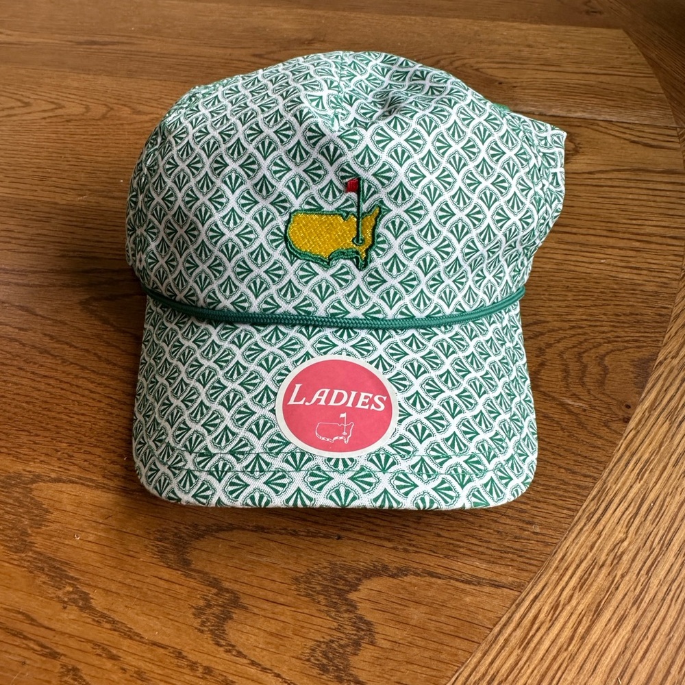 2025 Masters Green and White rope hat- WOMENS. NWT